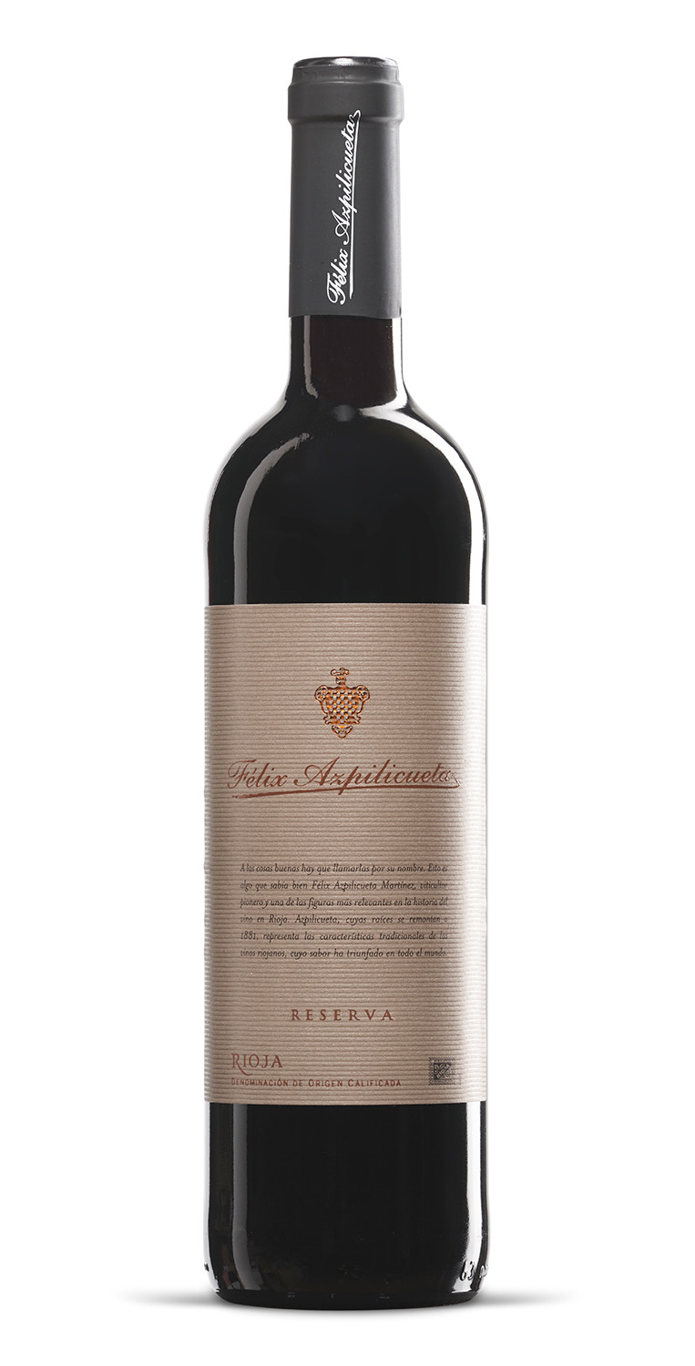 Eine Flasche Félix Azpilicueta Reserva 2018 