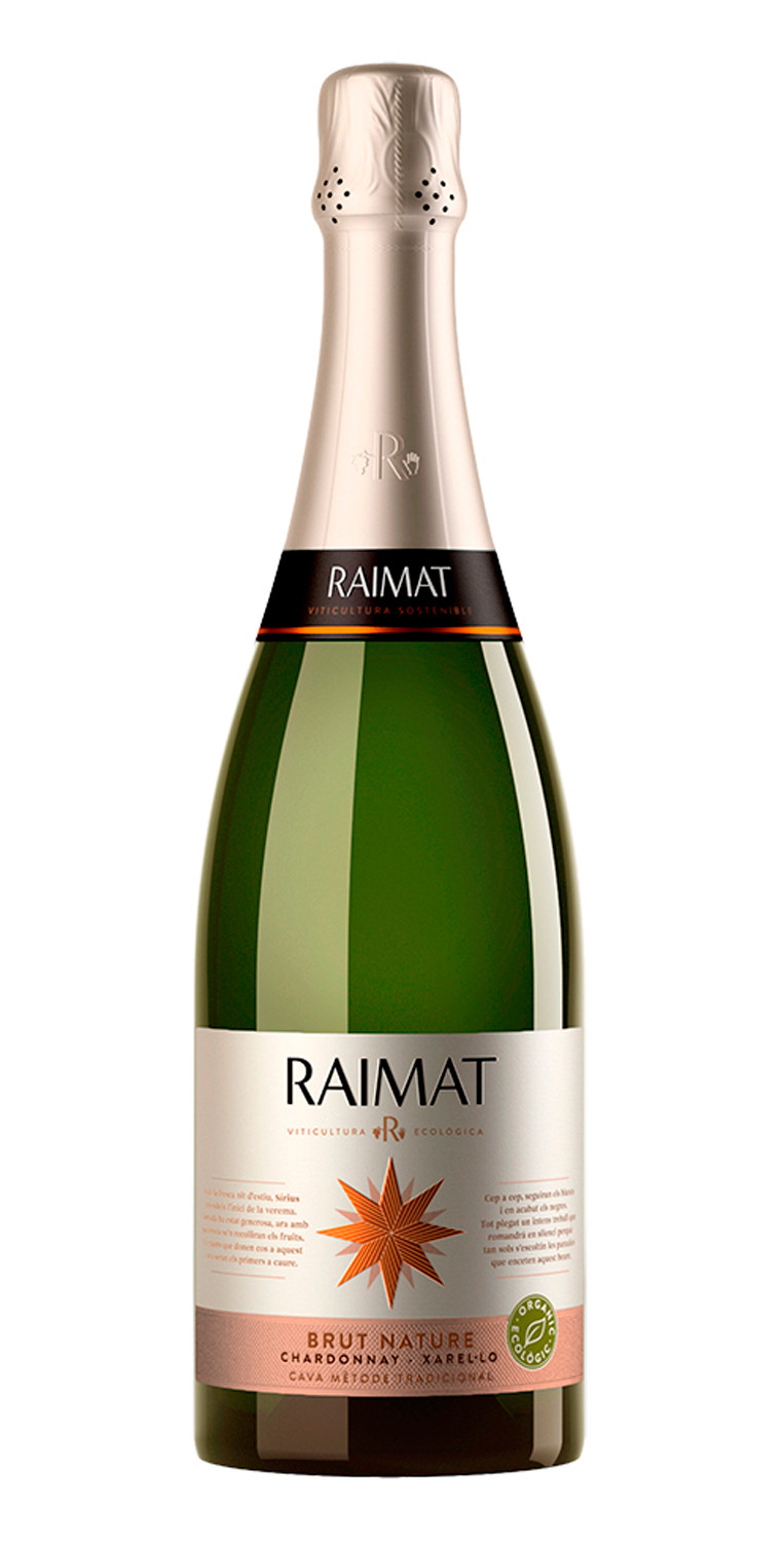 Botella de cava Raimat Brut Nature Chardonnay-Xarel·lo Ecológico