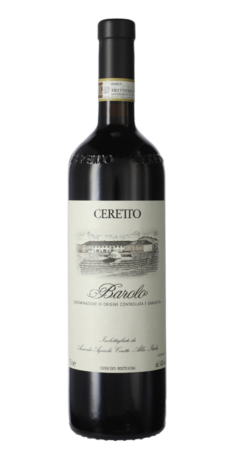 Botella del vino Ceretto Barolo 2019