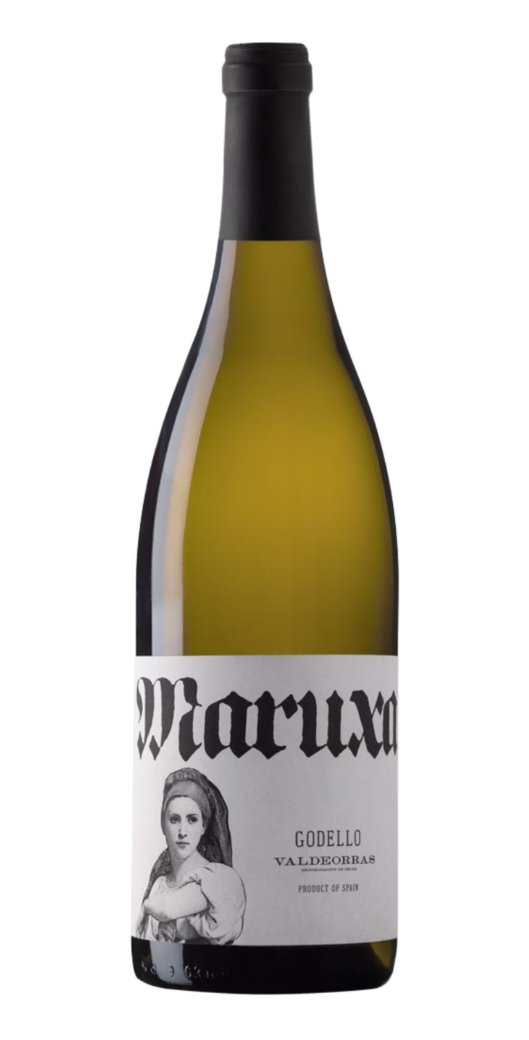Eine Flasche Weißwein Maruxa Godello 2022