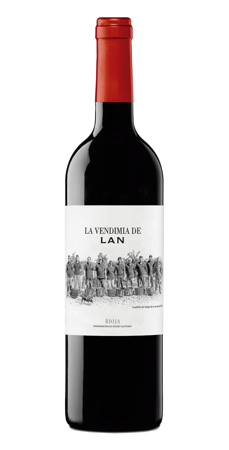 Eine Flasche Lan La Vendimia Reserva 2016