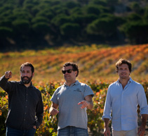 Óscar Garrote, Diego Álvarez y Felipe Castrillo